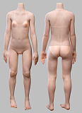 【ロり系】唯（Yui）ヘッド ＆ 133cm 雰囲気美人 バスト平 LL団 小学生 フルシリコンドール ロり系 可愛い女の子  J cute