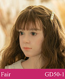 waxdoll 小学生ダッチワイフ GD21ヘッド 植毛タイプ 142cm AAカップ ロり系 美少女ダッチドール 等身大リアルドール シリコンドール
