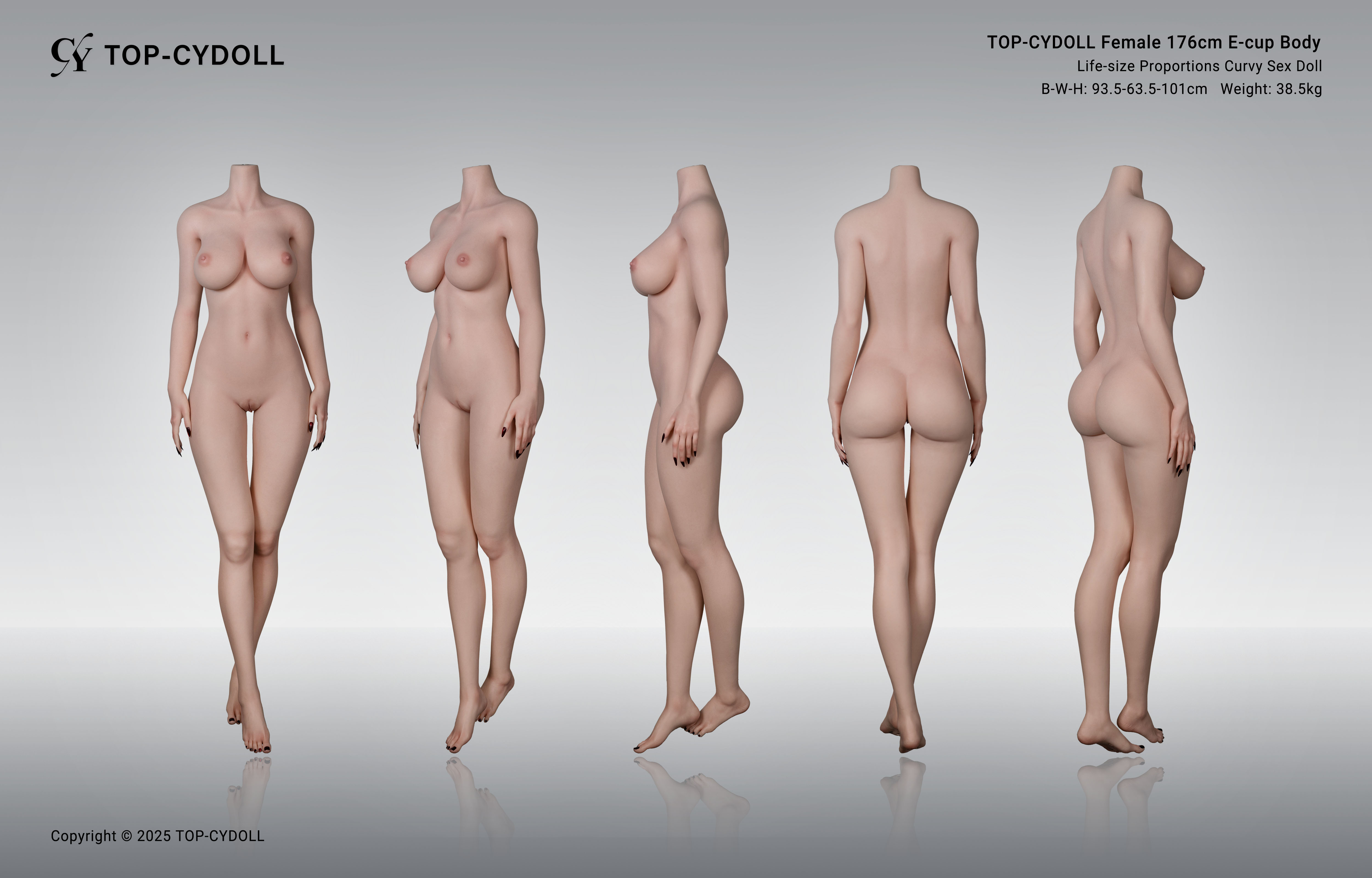 176cm 巨乳セックスラブドール TOP-CYDOLL ボディー仕様