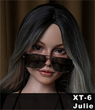 XTDOLL MengLingヘッド 新作！ 157cm Dカップ 軽量化24kg美人 宣伝画像フルシリコン メガネラブドール