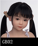 ATB21ヘッド ＆ 110cm 平らボディ axbdoll tpe製ラブドール 宣材写真がリアルメイク付き