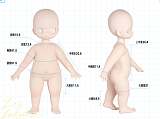 カスタム代行 LASDOLL（LAS漫研）ちびキャラ  等身大フィギュアドールカスタム ヘッドボディ自由に組合 tpe製/シリコン製 可愛い人形