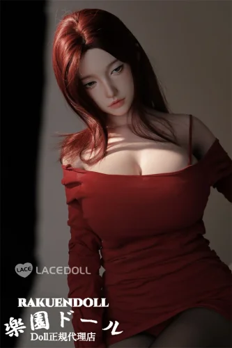 LACE DOLL 晚冰（wanbing） 163cm Hカップ   妖艶系×ミステリアス系紅髪美少女 宣材写真のはシリコンボディラブドール
