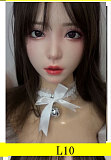 realgirl Lシリーズ(A工場) L4ヘッド シリコンヘッド 単品 青い髪の美少女 中性的な雰囲気 145-170cmボディに適用可能 M16ジョイントで接続 ダッチワイフ