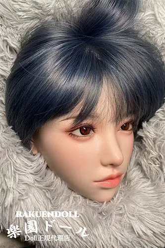 realgirl Lシリーズ(A工場) L4ヘッド シリコンヘッド 単品 青い髪の美少女 中性的な雰囲気 145-170cmボディに適用可能 M16ジョイントで接続 ダッチワイフ