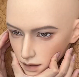 蛍火日記 ダンディな紳士 江灵（Jiangling）ヘッド 176cm メイク②  フルシリコン製 優しい男の子 リアル塗装加工あり 男性リアルドール