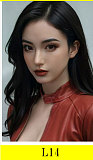 realgirl Lシリーズ(A工場) L14ヘッド シリコンヘッド 単品  クセの強い顔立ち  145-170cmボディに適用可能 M16ジョイントで接続 ダッチワイフ