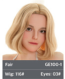 ZELEXdoll 欧米風リアルダッチワイフ GE86ヘッド ＆ 165cm新型165X F-cup シリコンドール