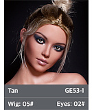 ZELEXdoll 欧米風リアルダッチワイフ GE86ヘッド ＆ 165cm新型165X F-cup シリコンドール