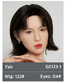 ZELEXdoll 欧米風リアルダッチワイフ GE86ヘッド ＆ 165cm新型165X F-cup シリコンドール