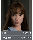 ZELEXdoll 欧米風リアルダッチワイフ GE86ヘッド ＆ 165cm新型165X F-cup シリコンドール