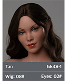 ZELEXdoll 欧米風リアルダッチワイフ GE86ヘッド ＆ 165cm新型165X F-cup シリコンドール