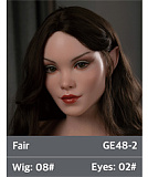 ZELEXdoll 欧米風リアルダッチワイフ GE86ヘッド ＆ 165cm新型165X F-cup シリコンドール