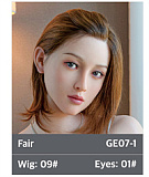 ZELEXdoll 欧米風リアルダッチワイフ GE86ヘッド ＆ 165cm新型165X F-cup シリコンドール