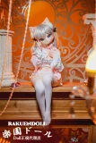 猫耳とフリルたっぷりのピンク×白衣装が夢かわいい雰囲気を演出してる アニメ ラブドール リアル