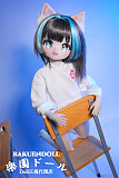 猫耳アクセ付きの癒し系フィギュア