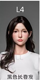 LACE DOLL 冬语（dongyu）158cm Cカップ 白シャツ+黒ストッキング姿の黒髪ドール 宣材写真のはフルシリコン製ダッチワイフ