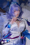 紫色の髪と艶やかな肌を持つリアル系ラブドール