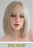 irontechdoll B1ヘッド 161cm Minus AAカップ 金髪 × スレンダー × 病みかわラブドール 貧乳欧米風美人 フルシリコン製ダッチワイフ