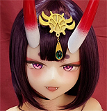 #91ヘッド ＆ 155cm C-cupアニメドールTPEヘッド＋TPEボディ ヘッド及びボディー材質選択可能  Aotume