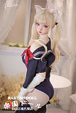 猫耳アクセサリーが萌える制服ドール、148cmサイズ