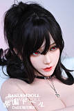紅瞳で見つめる暮雪ヘッドのアダルトドール フロントアップ lovedoll