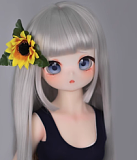 【クイーン】MOZU DOLL 85cm 白兔ヘッド 6kg 可愛い小型ロリ ソフトビニール製頭部 TPE製ボディ