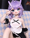 【クイーン】MOZU DOLL 85cm 白兔ヘッド 6kg 可愛い小型ロリ ソフトビニール製頭部 TPE製ボディ