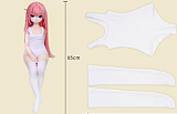 【クイーン】MOZU DOLL 85cm 白兔ヘッド 6kg 可愛い小型ロリ ソフトビニール製頭部 TPE製ボディ