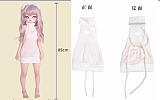 【クイーン】MOZU DOLL 85cm 白兔ヘッド 6kg 可愛い小型ロリ ソフトビニール製頭部 TPE製ボディ