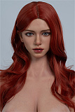 TOP-CYDOLL  Pollyヘッド 176cmGカップ 等身大モデル クリスマス雰囲気 宣材写真のはフルシリコン製＋ROSヘッド ドール アダルト
