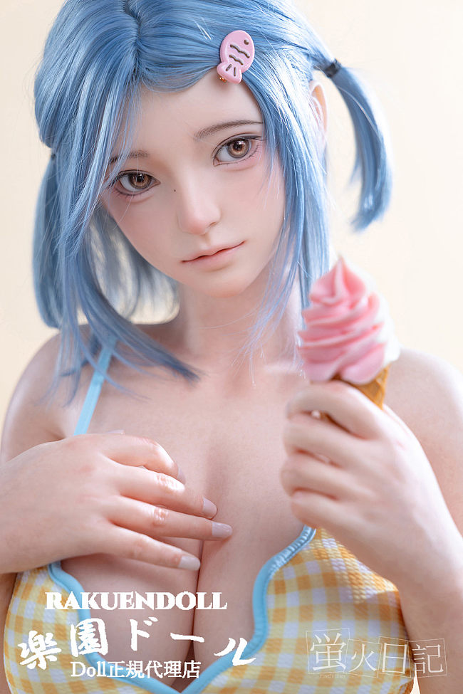 蛍火日記 菜々子ヘッド メイク② 青い髪の巨乳ビキニ娘 164cm等身大アダルトドール Gカップ フルシリコン製  最新 高級ダッチワイフ エロ