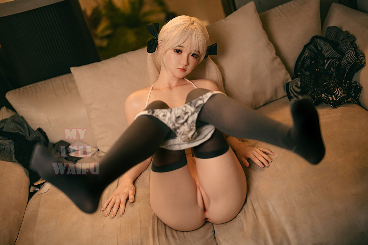myloliwaifu きれいな金髪ツインテール リアルシリコンドール 150cm