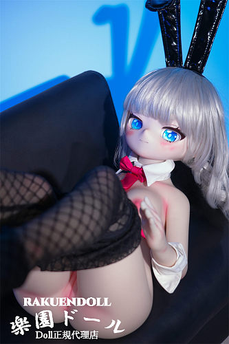 MW Girl(魔物姫)  柚湖ちゃんヘッド 85cm 7kgだけ 銀色髪フィギュア ソフトビニール製頭部 アニメラブドール シリコン製ボディ 宣材写真と同じ制服も付属