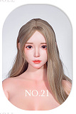 【オーエル】蔷薇ヘッド2.0 & 158cm Cカップ 事務員さん お口の開閉機能あり フルシリコンドール  等身大リアルラブドール SHEDOLL