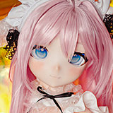 MW Girl(魔物姫)   优米ヘッド 85cm 5.5Kgだけ フィギュア ソフトビニール製頭部 アニメドールTPE製ボディ 宣材写真と同じ制服も付属