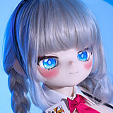 MW Girl(魔物姫)   优米ヘッド 85cm 5.5Kgだけ フィギュア ソフトビニール製頭部 アニメドールTPE製ボディ 宣材写真と同じ制服も付属