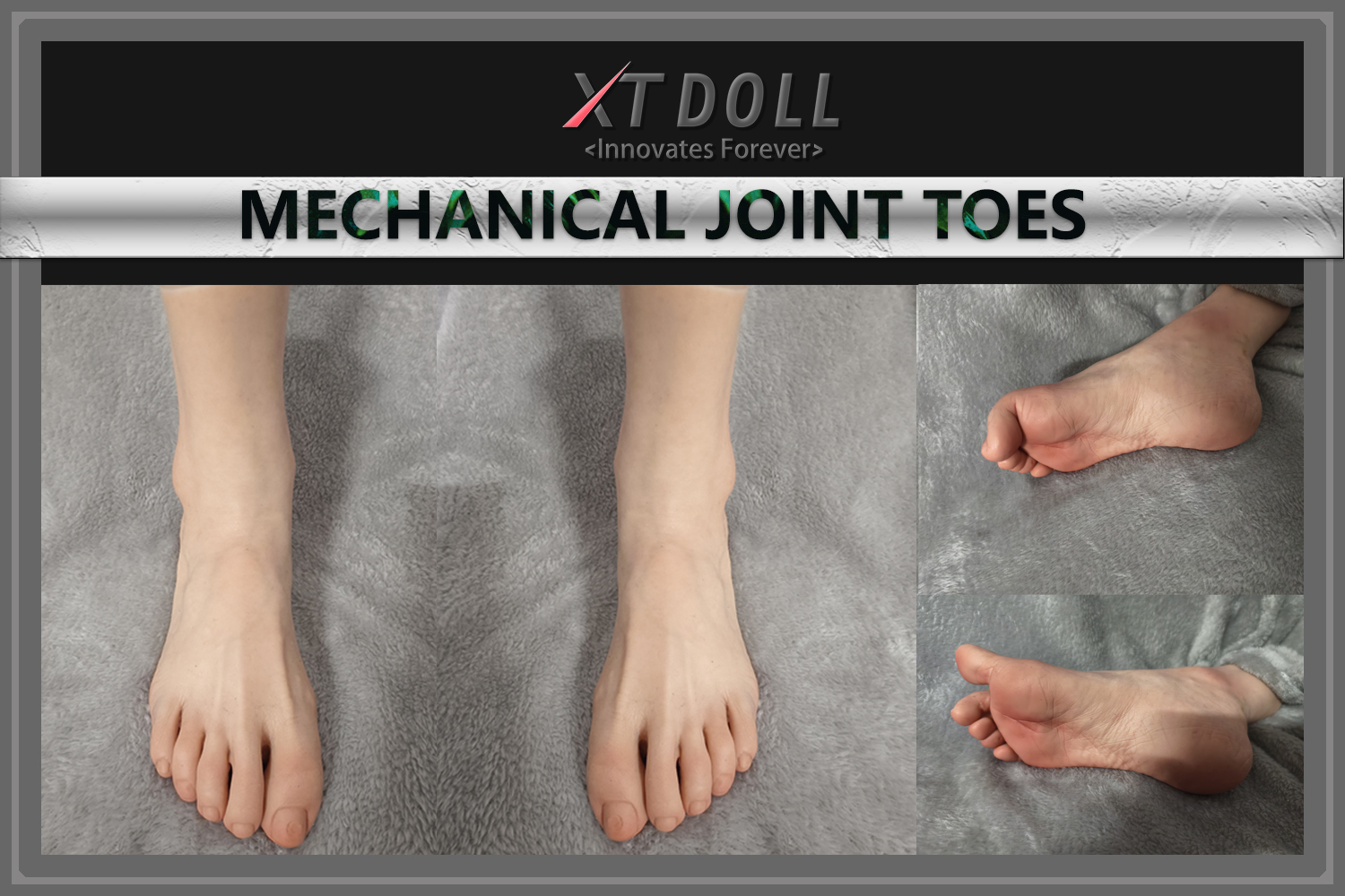 XTDOLL 球型足指関節について 高級アダルトドール