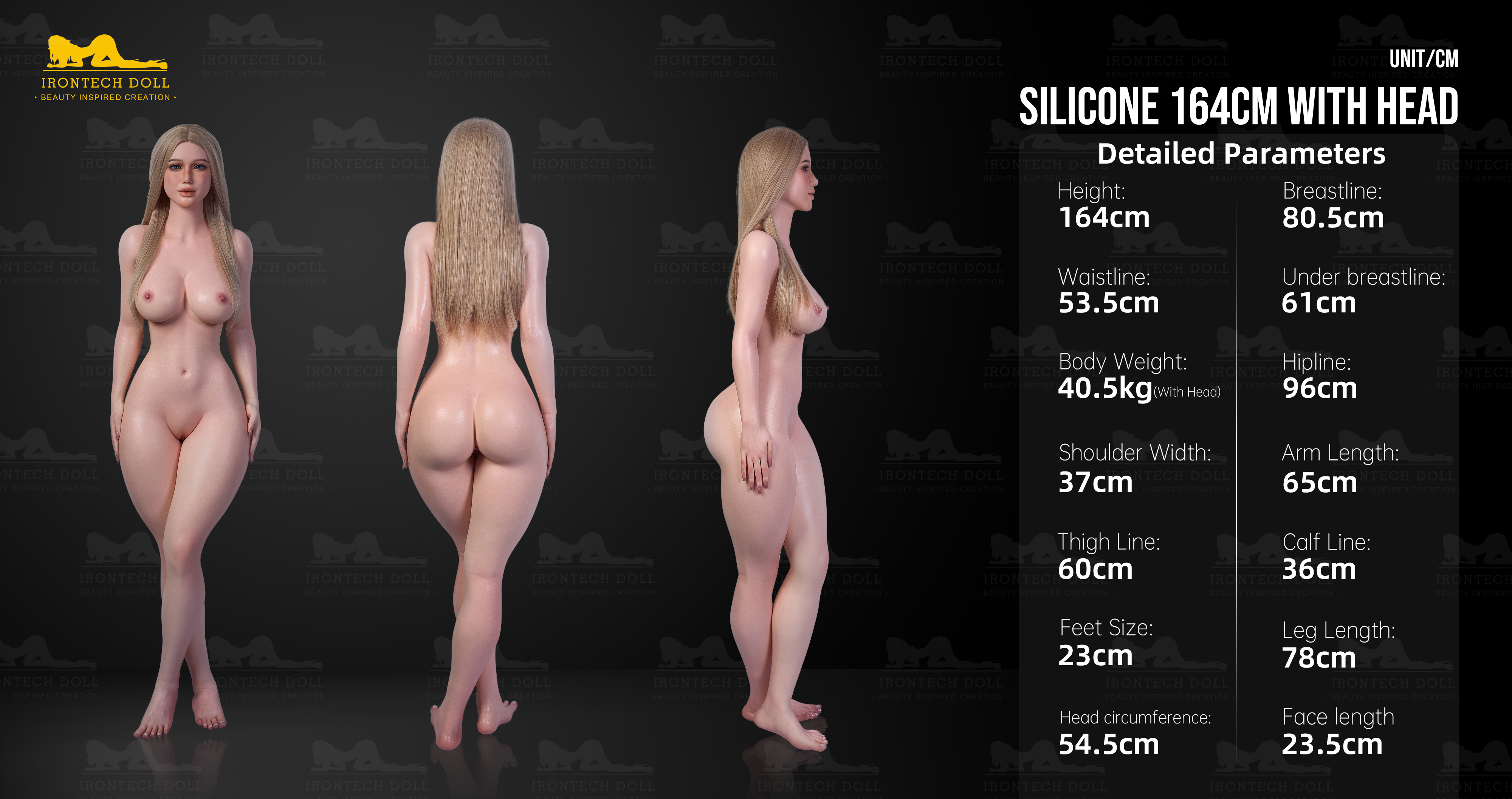 irontechdoll シームレスラブドール ボディサイズ