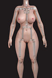 蛍火日記 Maxシリーズ 西风（xifeng）ヘッド メイク④ 160cm Ｇカップ セックス ドール リアル皮膚付き！球型の手関節/足指関節選択可！清楚系女子高校生JKリアルドール フルシリコン製
