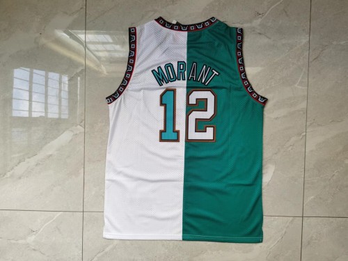 Memphis Grizzlies  Morant  12 white and  green