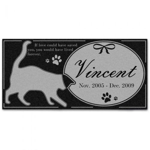 personalized-memorial-stone-plaque-for-cats---durable-water-proof-pet-headstone--garden-grave-marker--cat-and-butterfly