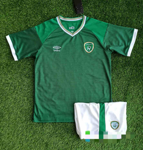 Ireland 2021 Home Soccer Jersey and Short Kit