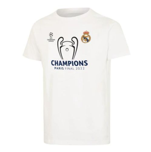 Real Madrid UCL 2022 Winner T-Shirt - White