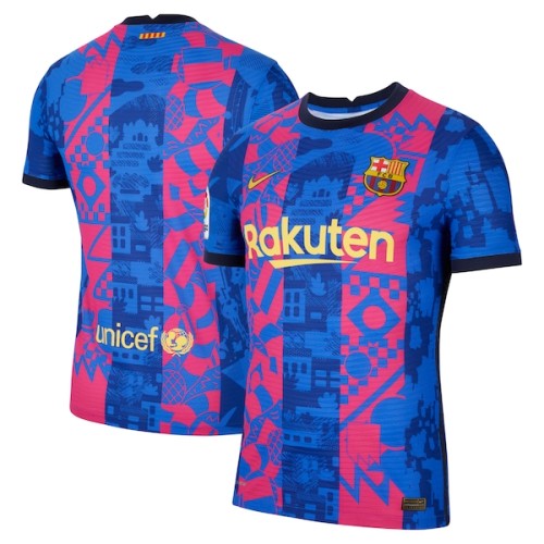 Barcelona Nike 2021/22 Third Vapor Match Jersey - Blue