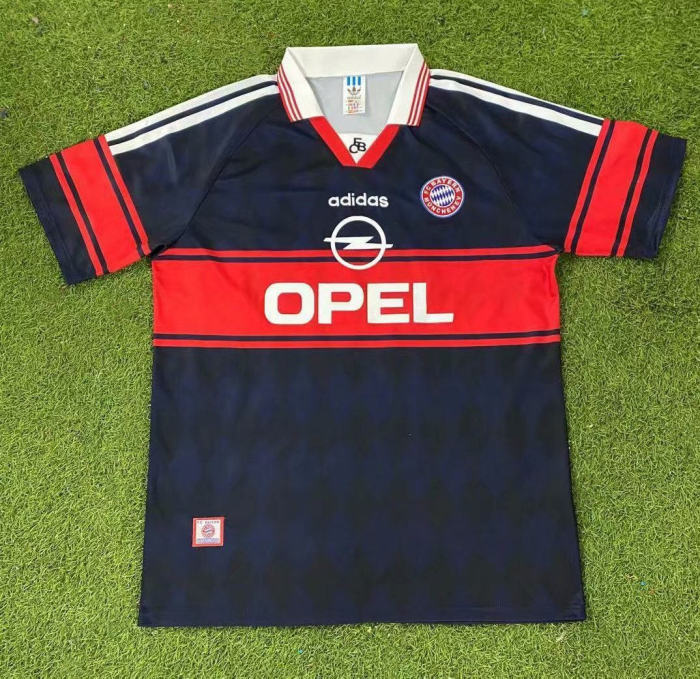 Bayern Munich 1997-1999 Home Retro Jersey Basler #14