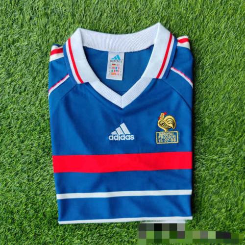 France 1998 Home Retro Soccer Jerseys