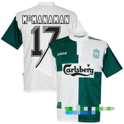 Liverpool 1995-96 McManaman Away Retro Jersey