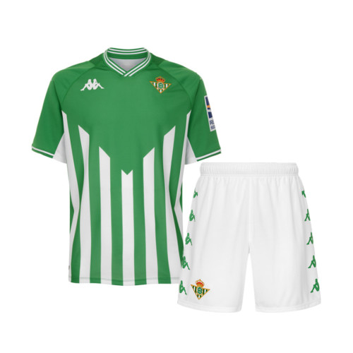 Kids Real Betis 21/22 Home Jersey and Short Kit