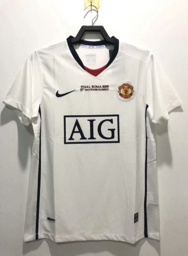 Manchester United 2008/2009 Away Retro Jersey - Final Roma 2009